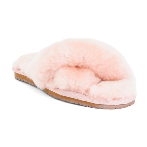 NWOB RJS Fuzzies Emma Sheepskin Slippers - Picture 1 of 2